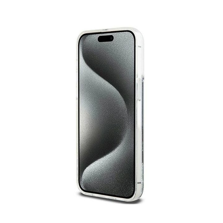 DKNY Liquid Glitter Big Logo“ dėklas skirtas iPhone 14 Pro Max“ – juodos spalvos