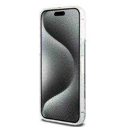 DKNY Liquid Glitter Big Logo dėklas iPhone 13 Pro Max telefonui - juodas