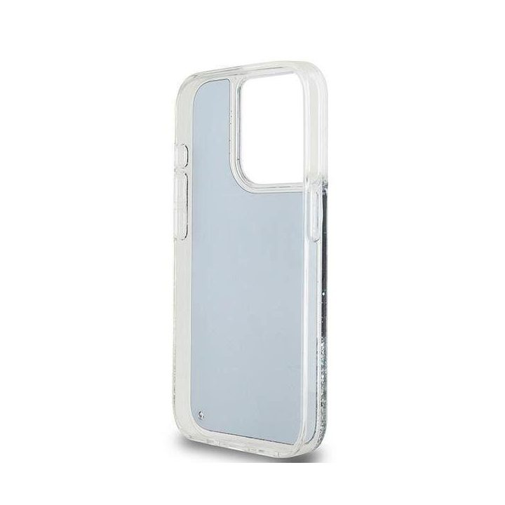 DKNY Liquid Glitter Big Logo dėklas iPhone 15 Pro“ – juodas