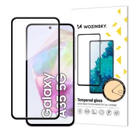 Neįtikėtinai tvirtas Samsung Galaxy A35“ grūdintas stiklas su juodu rėmeliu
