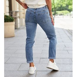Mom fit“ džinsai su Forconese“ įplėšomis