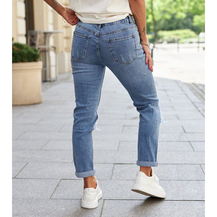 Mom fit“ džinsai su Forconese“ įplėšomis