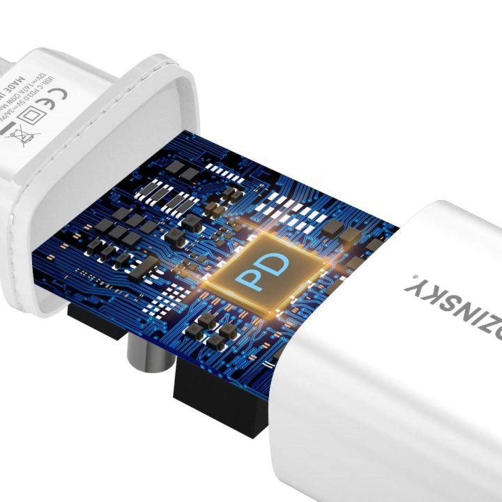 20W USB-C tinklinis įkroviklis – baltas