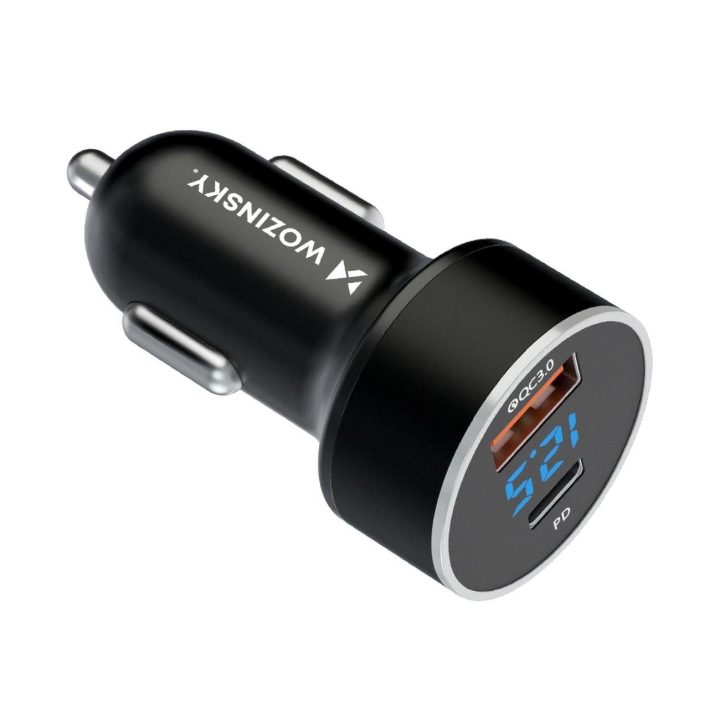 automobilinis kroviklis USB A 36 W – juodas