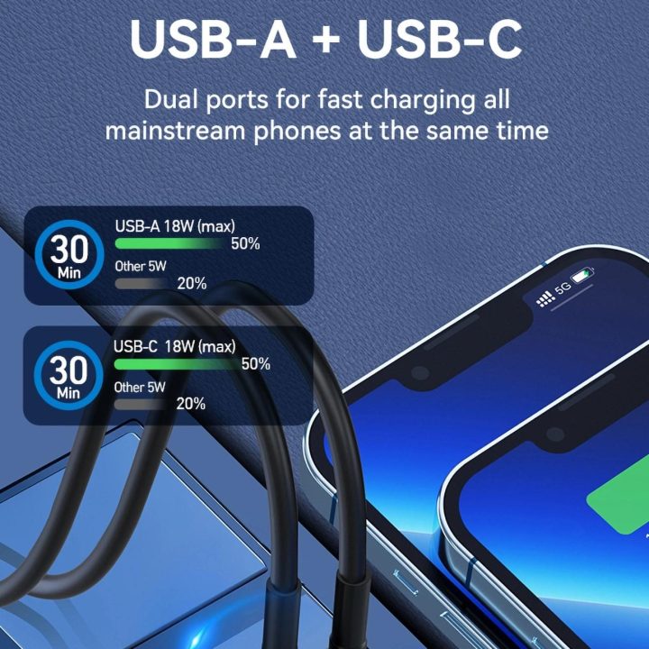 automobilinis kroviklis USB A 36 W – juodas