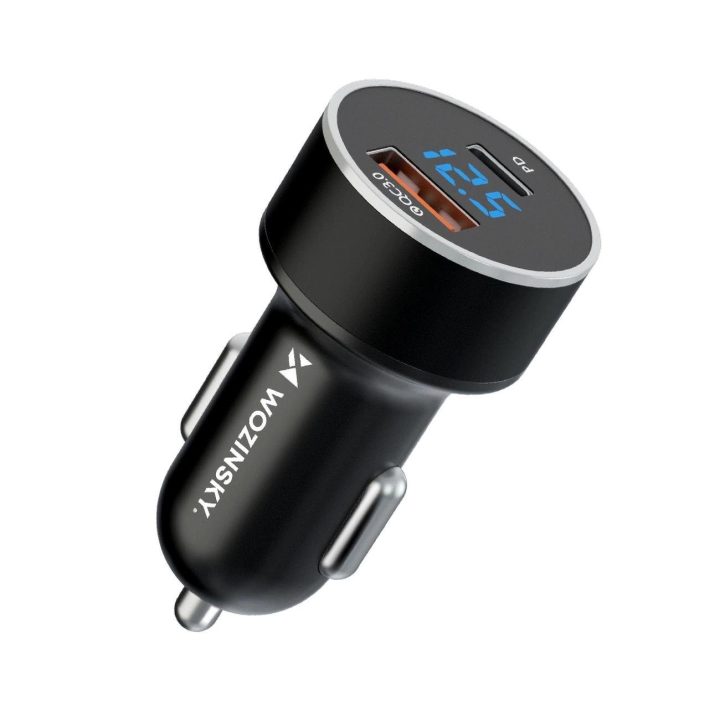 automobilinis kroviklis USB A 36 W – juodas