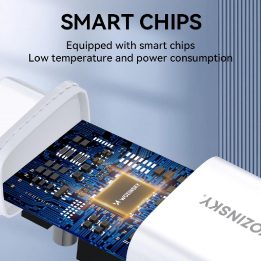 30W USB A sieninis kroviklis – baltas