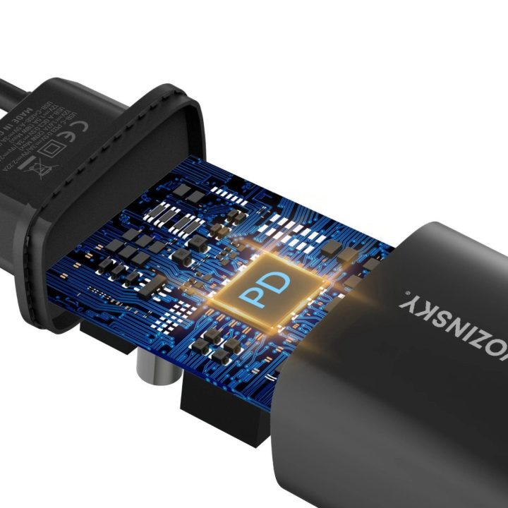 Įkroviklis WGWCB USB C 20 W, juodas
