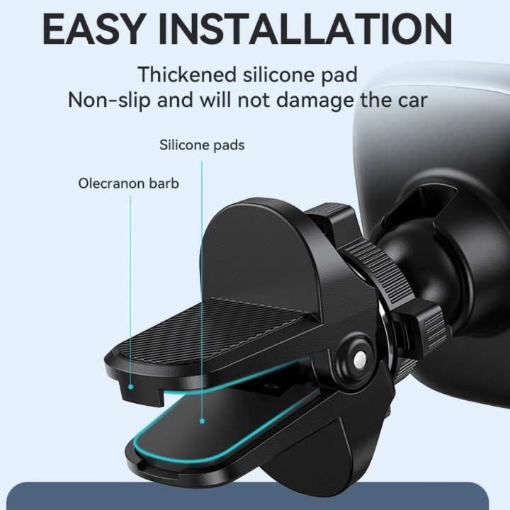 magnetinis telefono laikiklis automobilio oro angai - juoda