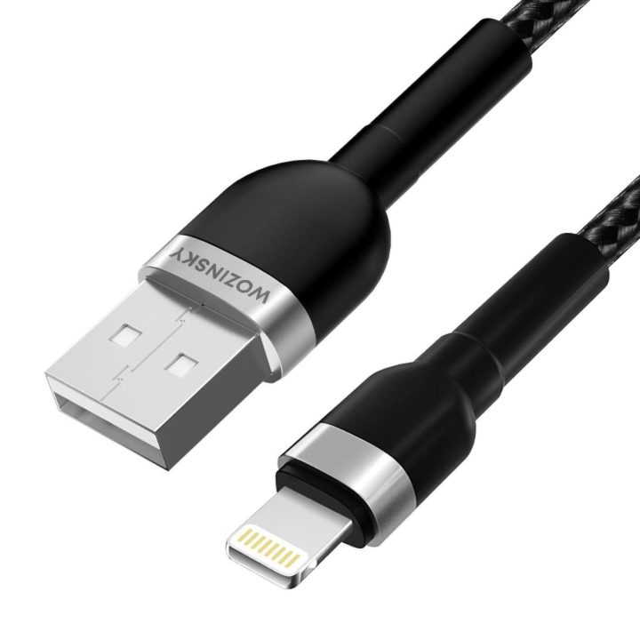 USB-A / Lightning“ 2,4 A laidas 2 m – juoda