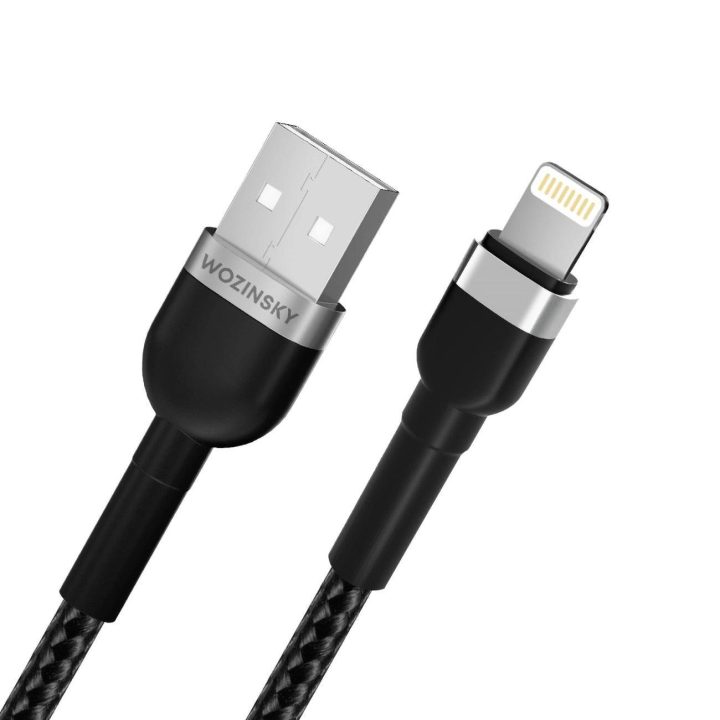 USB-A / Lightning“ 2,4 A laidas 2 m – juoda