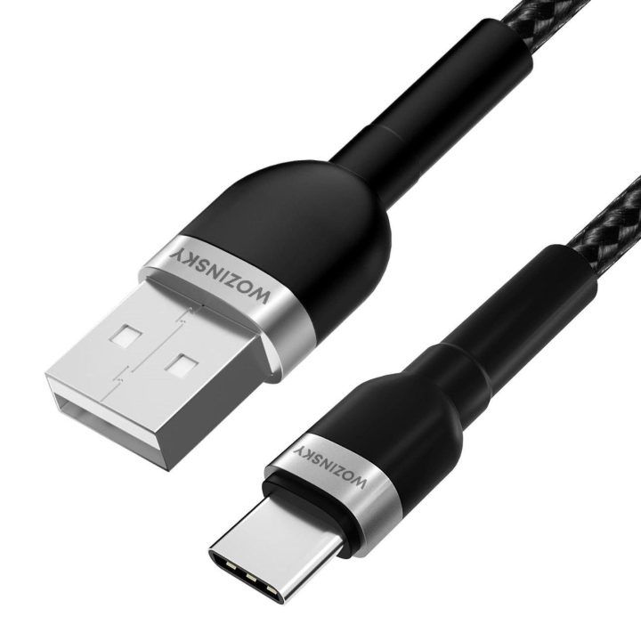 USB C 2.4A WNBAC1“ kabelis 1 m – juodas