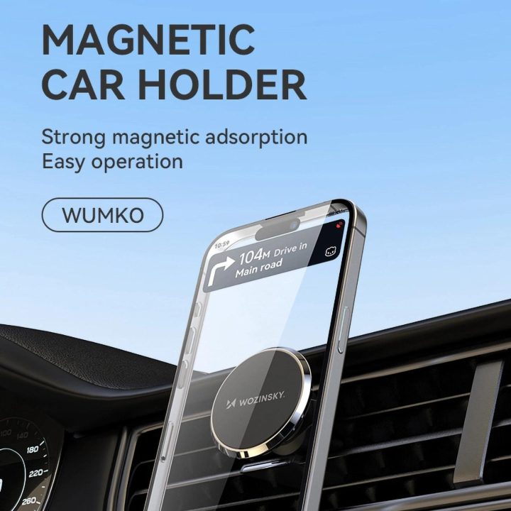 magnetinis telefono laikiklis automobilio ortakiui - juodas