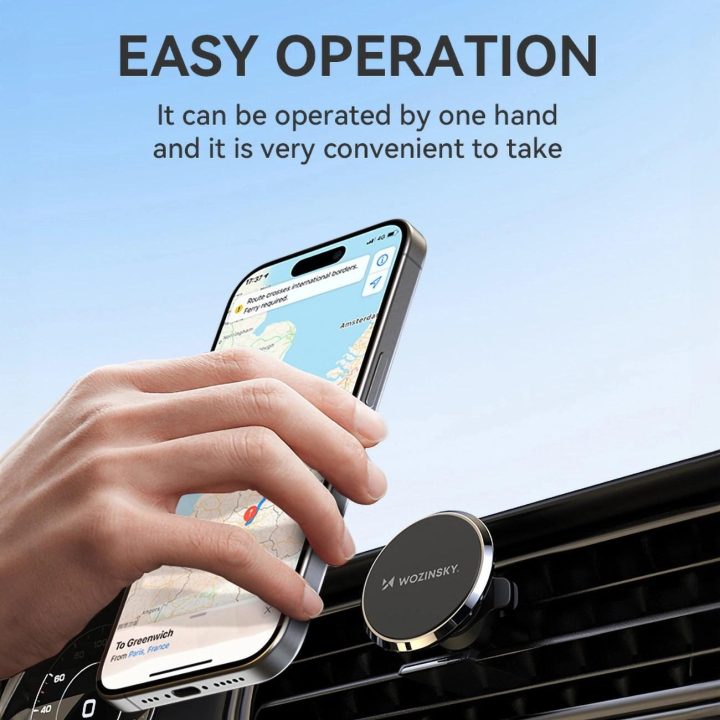 magnetinis telefono laikiklis automobilio ortakiui - juodas