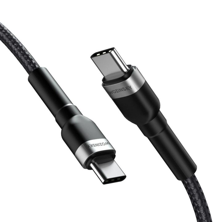 USB C PD 65 W laidas, 2 m, juodas