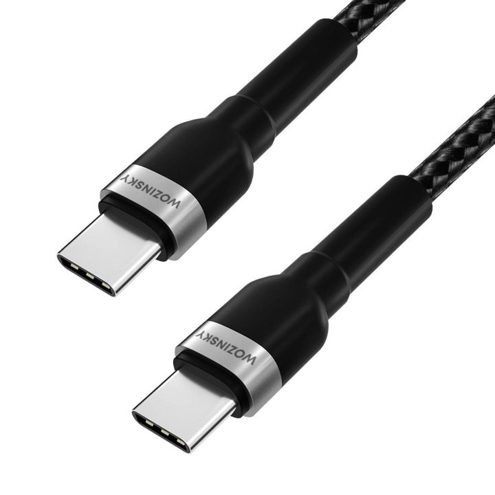 USB C PD 65 W laidas, 2 m, juodas