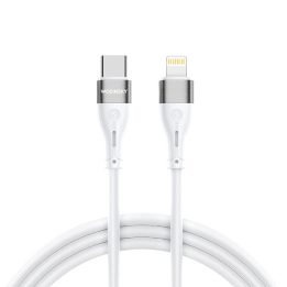 Lightning“ / USB-C PD 27 W kabelis, 1 m – baltas