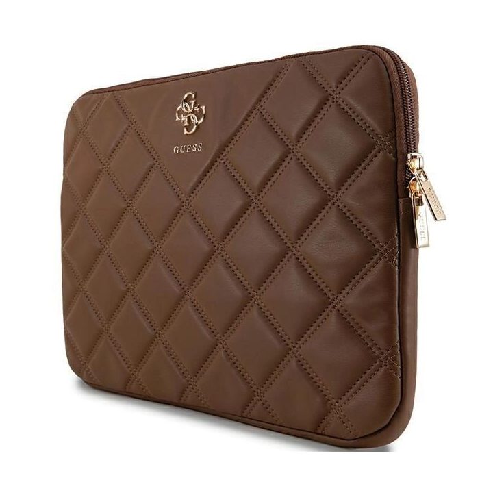 Guess Quilted 4G danga 14 nešiojamam kompiuteriui - ruda