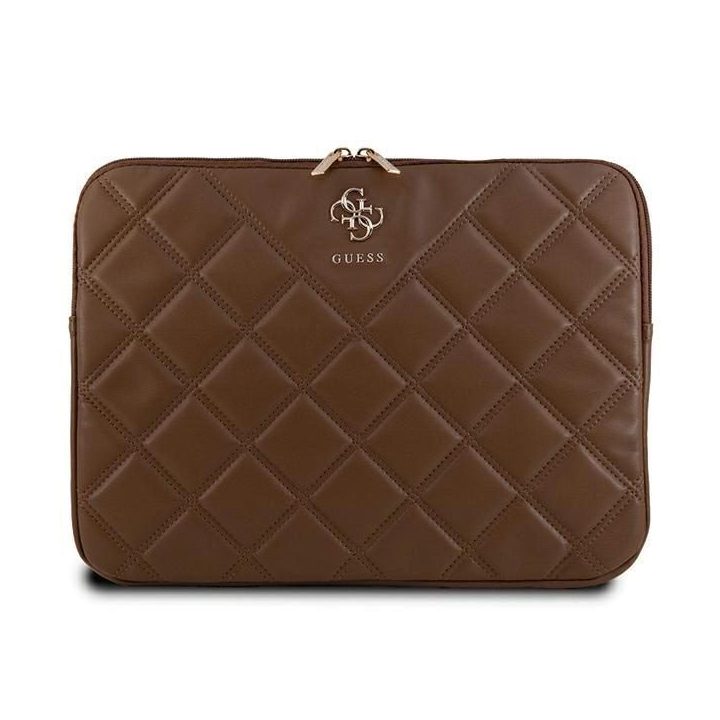 Guess Quilted 4G danga 14 nešiojamam kompiuteriui - ruda