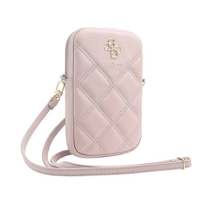 Guess Zip Quilted 4G rankinė - rožinė