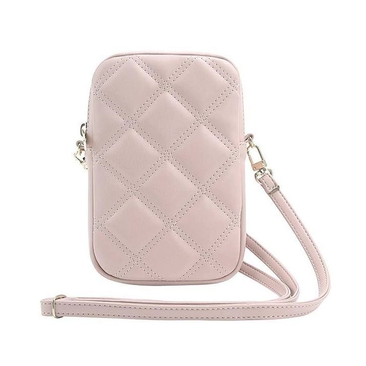 Guess Zip Quilted 4G rankinė - rožinė