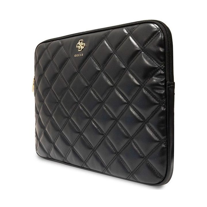 Guess Quilted 4G 14 nešiojamojo kompiuterio dėklas - juodas