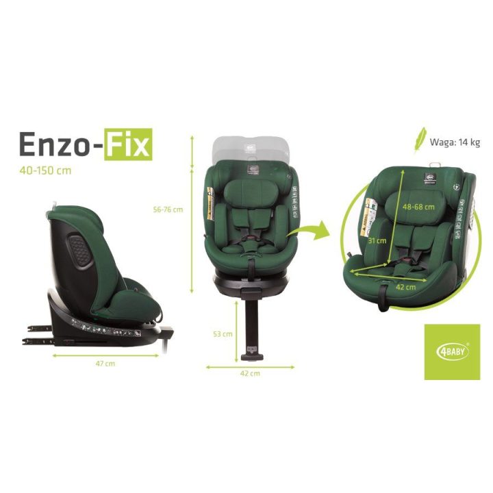 Aukšta kokybės autokėdutė ENZO SIZE