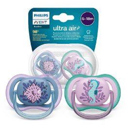 SCF085/61 Ultra Air čiulptukas 6-18 mėn. jūrų arkliukas/žuvytė