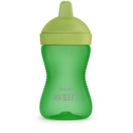 SCF804/03 Tvirtas puodelis su nuo kramtymo apsaugančiu kandikliu 300 ml 18+ žalias