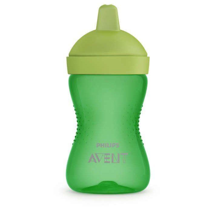 SCF804/03 Tvirtas puodelis su nuo kramtymo apsaugančiu kandikliu 300 ml 18+ žalias