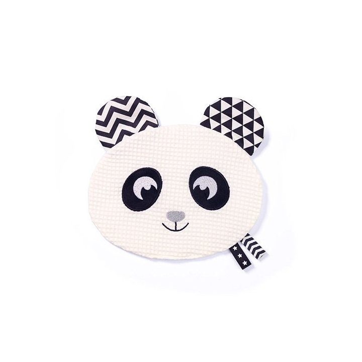 B.O.1533 Pliušinis žaislas su šiugždančia medžiaga HAPPY PANDA BLINK & SHINE