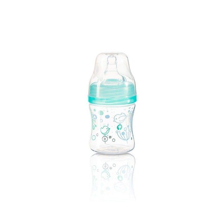 B.O.402/01 Plačiakaklė butelis nuo kolikų 120 ml TAKE CARE (piparmėčių)