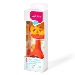 B.O.499/01 Edukacinis kramtukas su barškučiu JUICY ORANGE