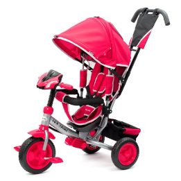 BABY MIX 45766 Triratukas su LED žibintais Lux Trike rausvas