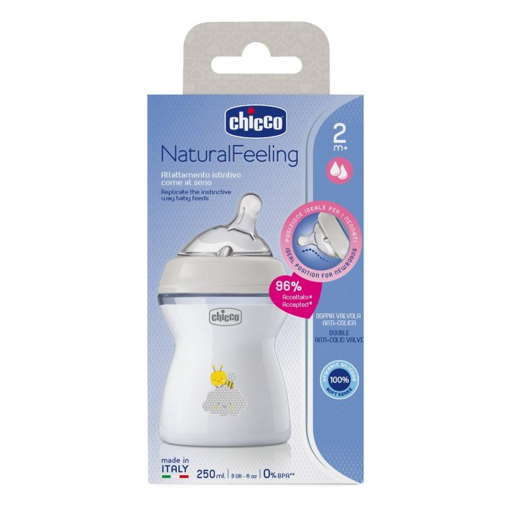 00081323300000 NF plastikinis buteliukas, neutrali, 250 ml, 2 m.+