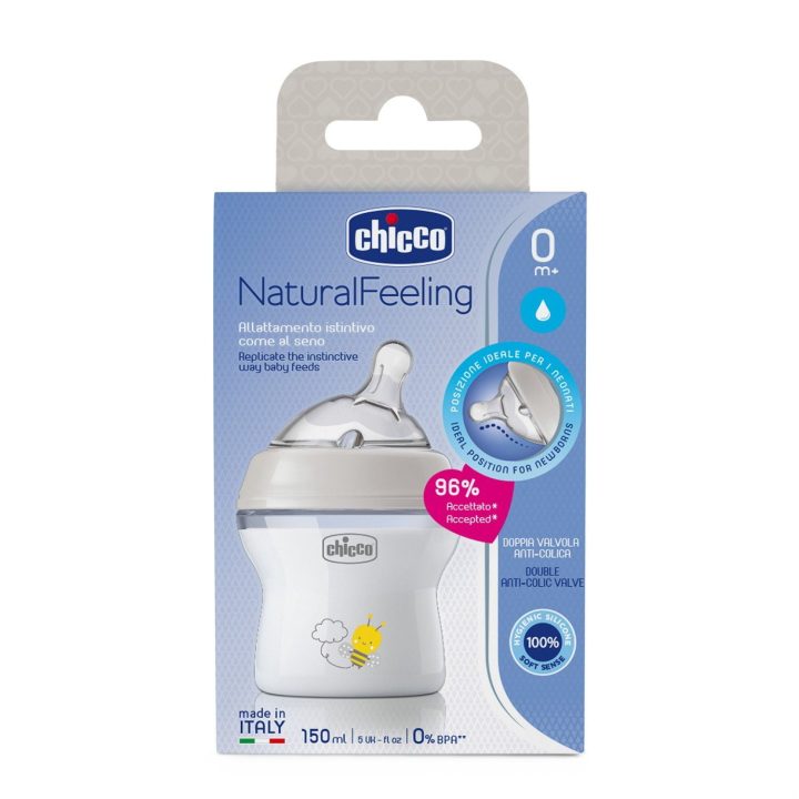 00081311300000 buteliukas NF plastikas 0m+ 150 ml neutralus