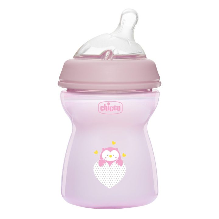 00081323100000 NF Plastikinių Buteliukų 250 ml Rinkinys Mergaitėms (Nuo 2 mėn.)