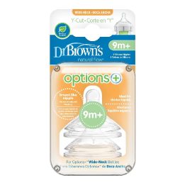 Dr.Browns WNY201 platūs čiulptukai, Y lygis, skirti OPTIONS+ buteliukams