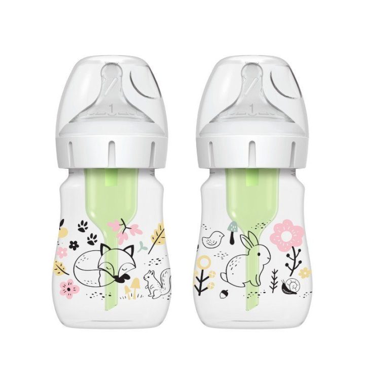Daktaras Browns WB52016 Platus kaklelis buteliukas 150 ml OPTIONS PLUS 2 vnt. Pakuotė