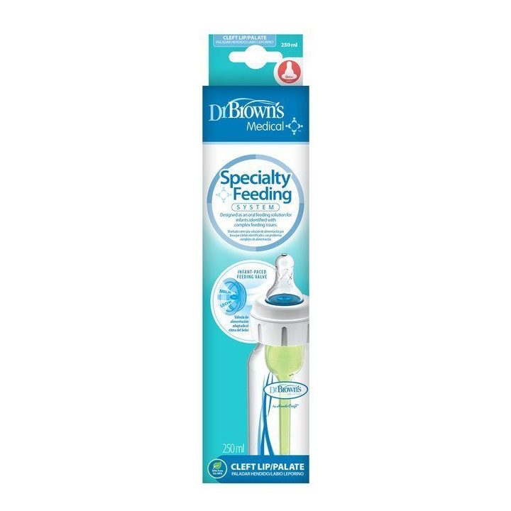Dr. Browns SB815-MED Standartinis 250 ml buteliukas su specialia lūpos ar gomurio skeltą turinčių kūdikių maitinimo sistema
