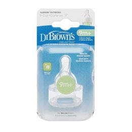 Dr.Browns 312 Silikono žindukas standartiniam buteliukui 2 lygis 2 vnt.