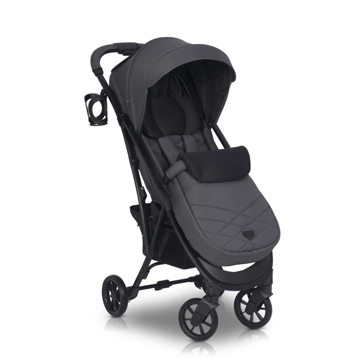 EURO-CART Vežimėlis VOLT BLACK EDITION IRON