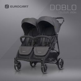 EURO-CART Vaikiška vežimėlė DOBLO IRON