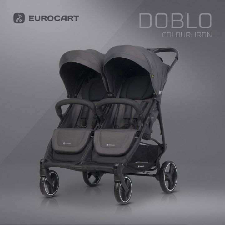 EURO-CART Vaikiška vežimėlė DOBLO IRON