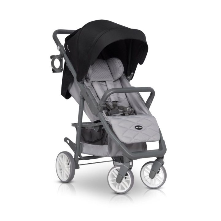EURO-CART vaikų vežimėlis FLEX, antracito spalvos