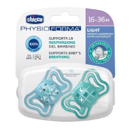 00071039210000 Žindukas PHYSIO LIGHT 16-36M silikoninis 2 vnt mėlynas