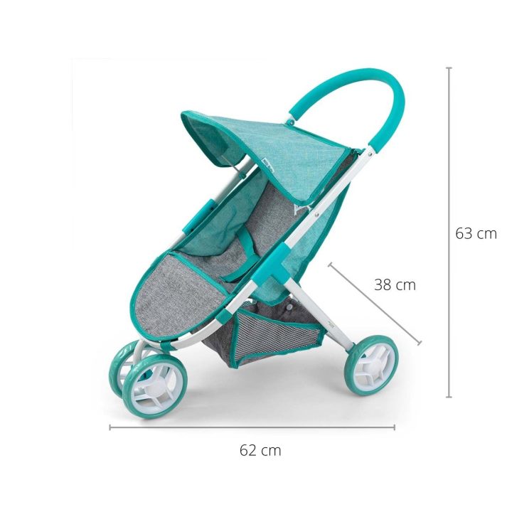 3106 Susie Prestige Mint lėlių vežimėlis