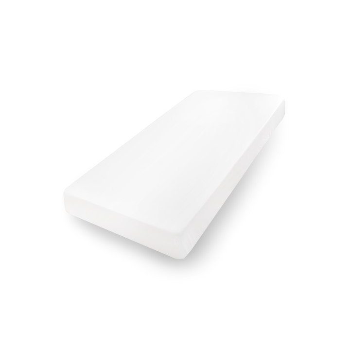 paklodė su guma 60x120 balta