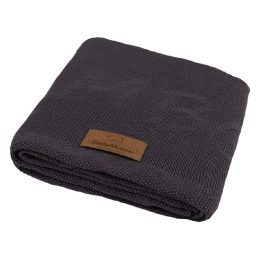 Rietuvas THAI bambukinis, megztas 80x100 spalva: pilka
