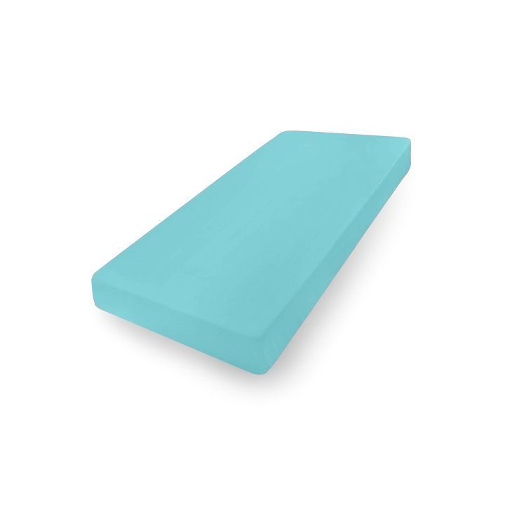 paklodė su guma JERSEY 60x120 turkio spalvos